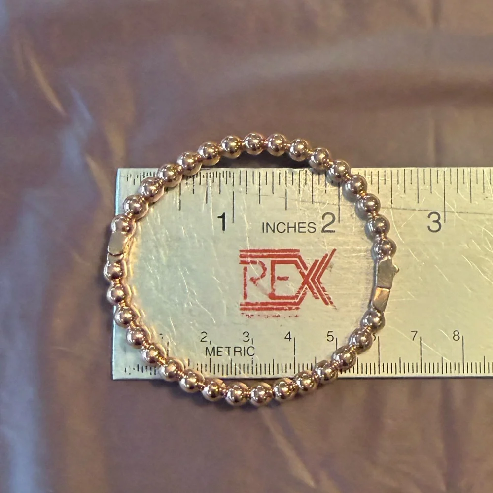 kate spade- Golden Girl - Ball -Hinged Bangle Bracelet -Rose Gold - Picture 3 of 5
